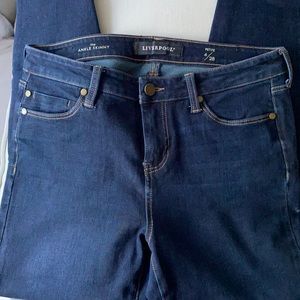 Liverpool ‘The Ankle Skinny’ Dark Blue Jeans